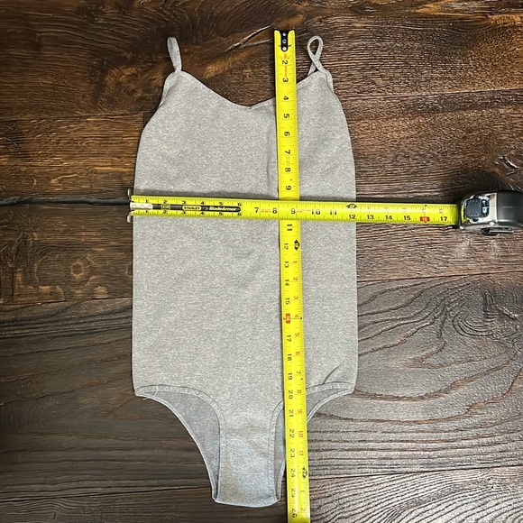 FREE SHIPPING Free People Intimately Seamless Bodysuit Low Back Heather Gray - Picture 10 of 10